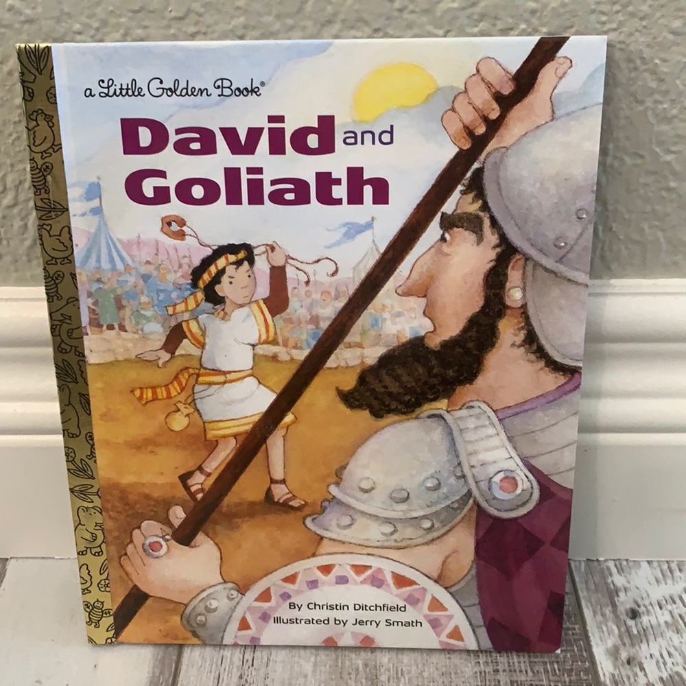 David and Goliath Little Golden Book